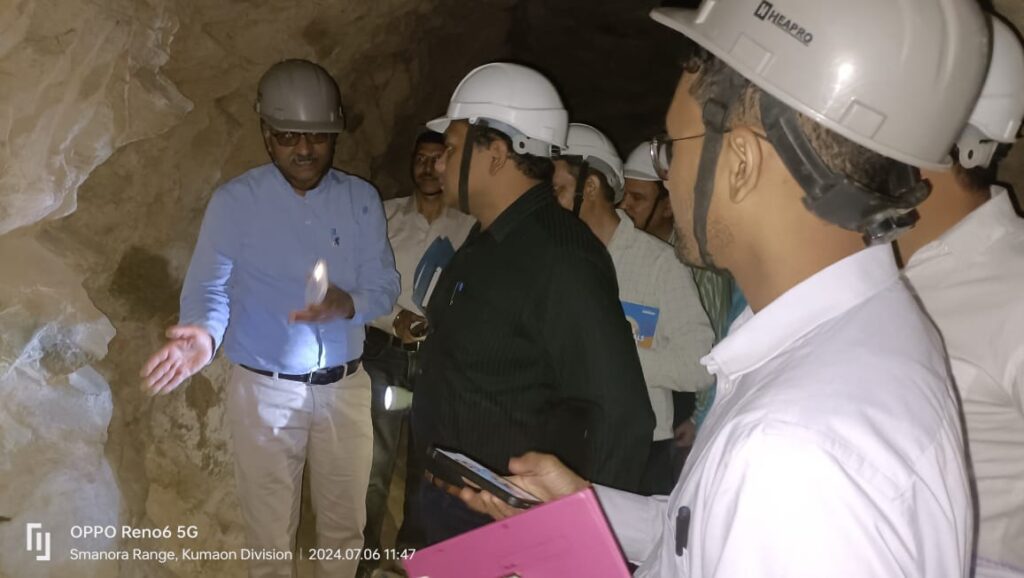 inspection of Jamrani Dam Project