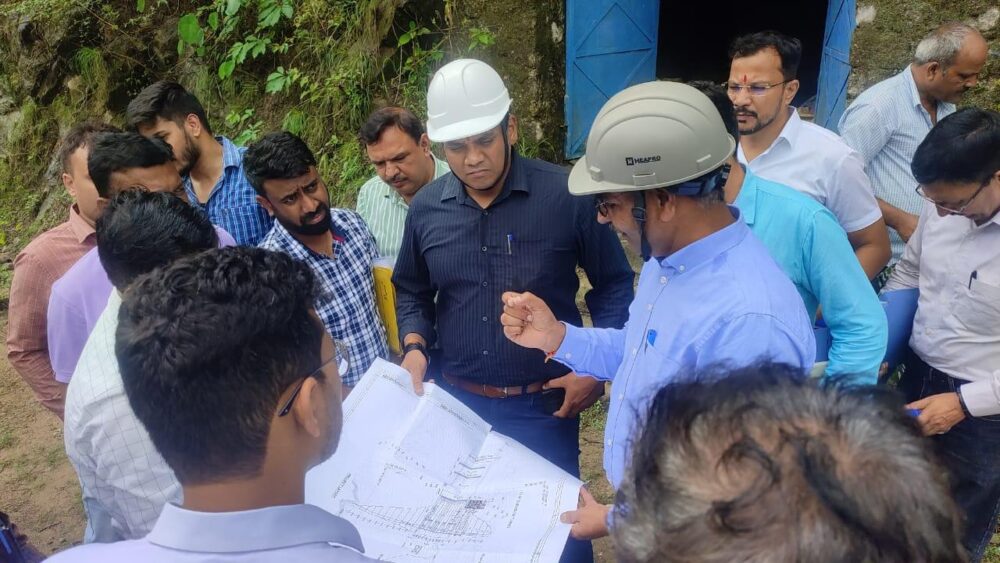inspection of Jamrani Dam Project