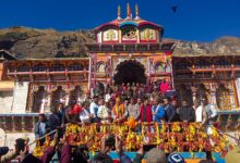 The door of Shri Badrinath Dham