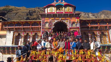 The door of Shri Badrinath Dham