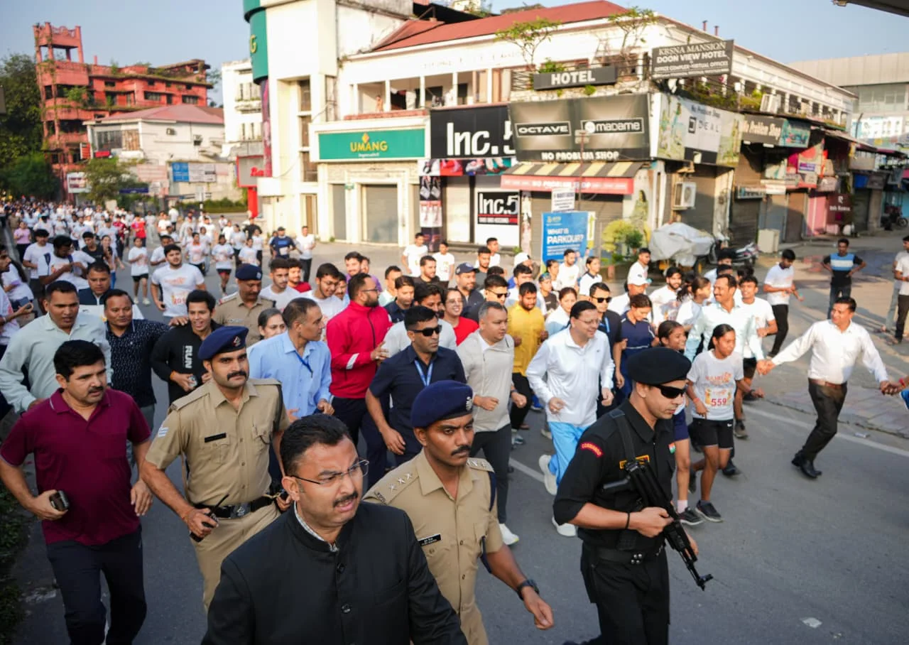 देहरादून में ‘नमो युवा रन’ का शुभारंभ, सीएम धामी ने किया फ्लैग ऑफ