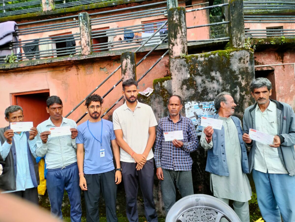 Disaster affected people