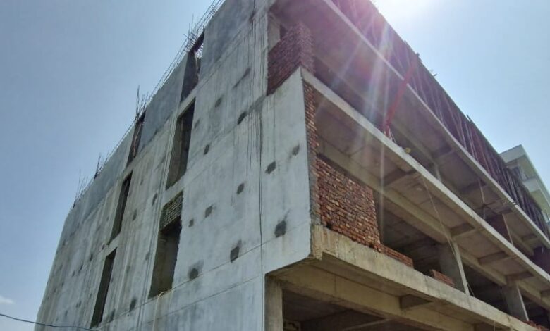 Multi storey building sealed