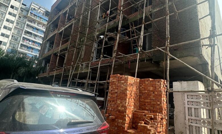 Multi storey building sealed