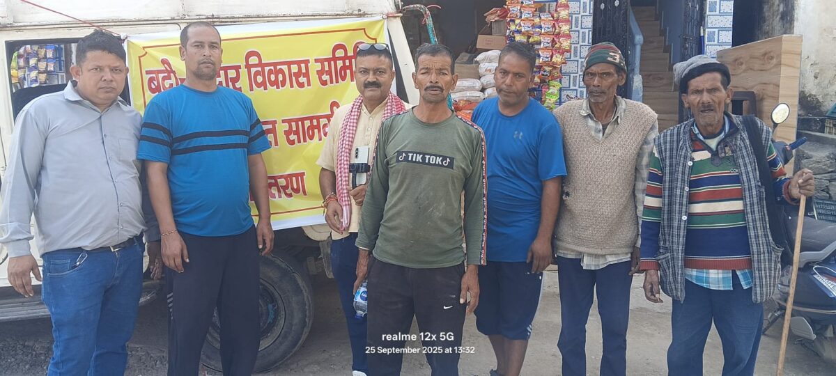 Relief materials to disaster victims