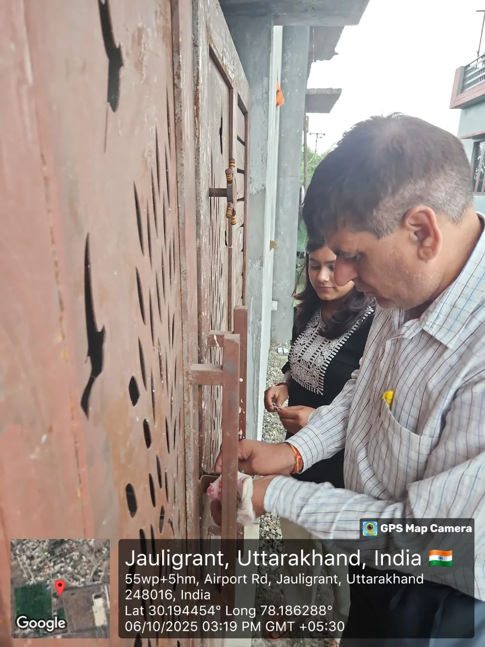 Unauthorized building sealed