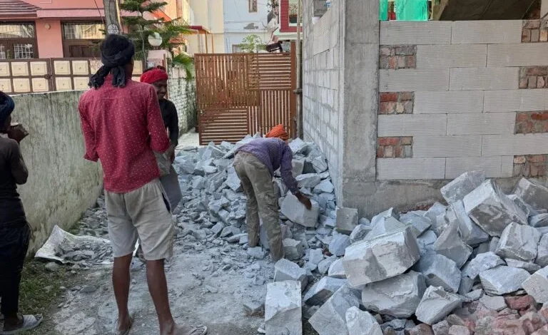 Illegal commercial construction