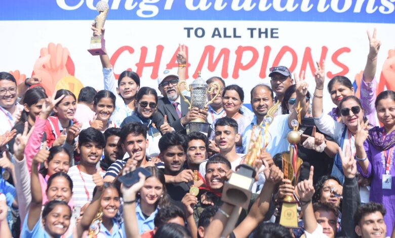 SGRRU Khelotsav 2025