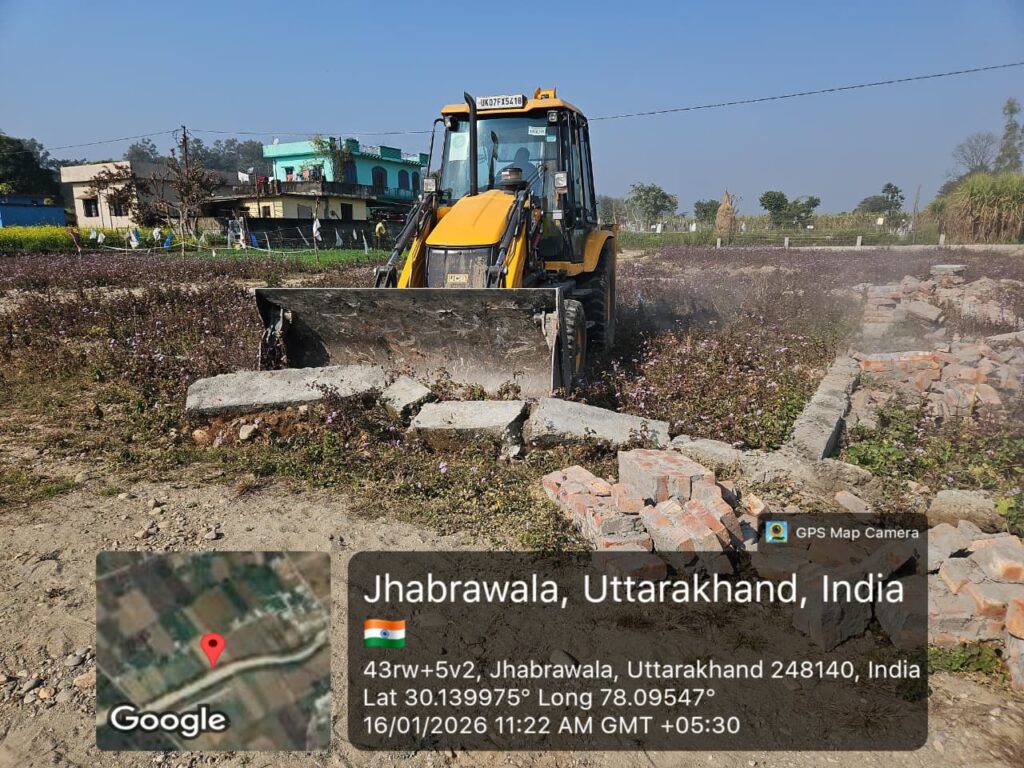 40 bighas of illegal plotting