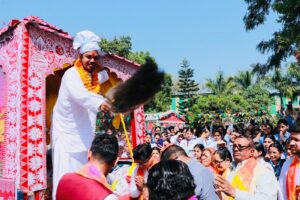 देहरादून में पहली बार पहुँची न्याय देवता श्री गोल्ज्यू महाराज की डोली, सीआईएमएस कॉलेज में हुआ भव्य स्वागत