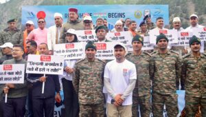 28 राज्यों के 1200 खिलाड़ियों को ड्रग फ्री इंडिया बनाने के लिए किया आहवान